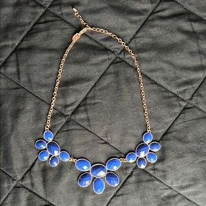 Charming Charle Blue and Gold Necklace